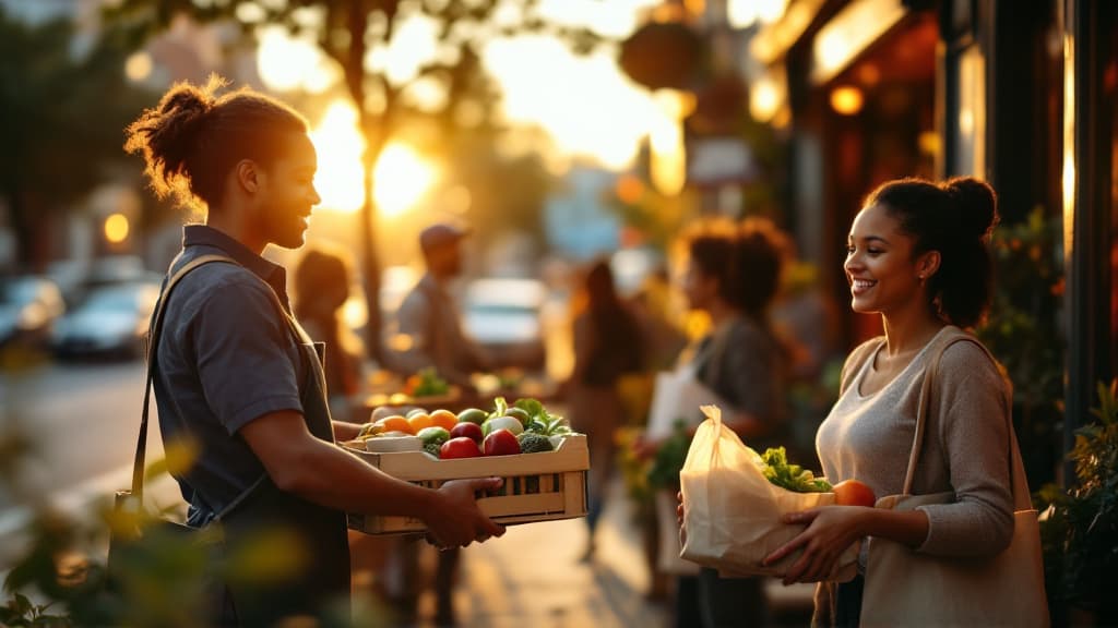Fresh surplus food ready to be shared with the local community