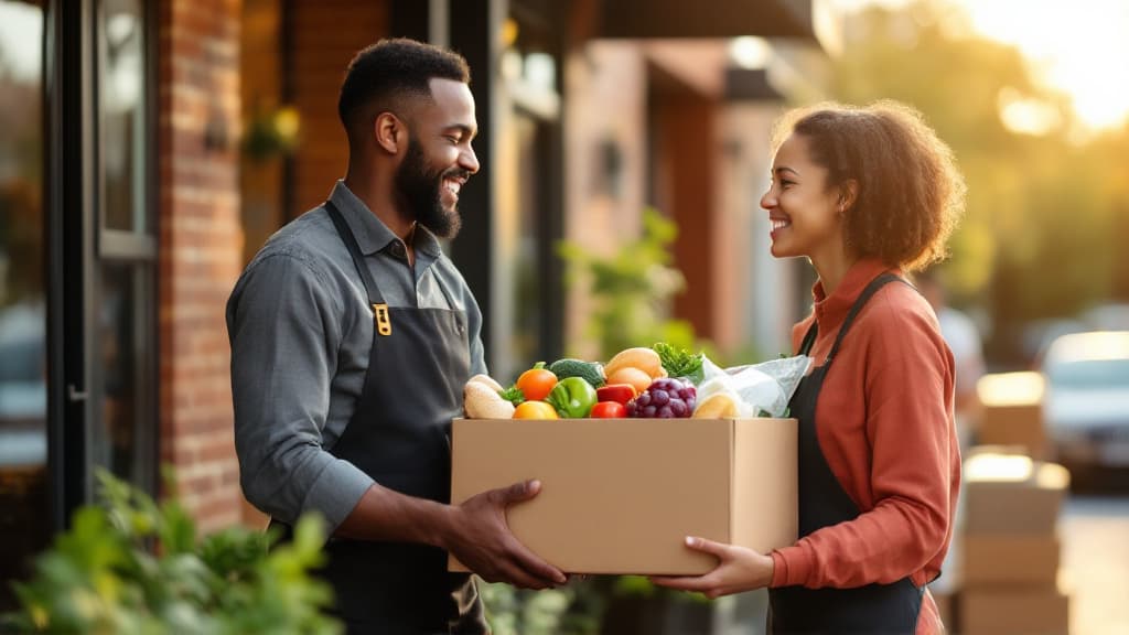Surplus food that could be redirected to neighbors in need